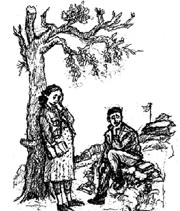A boy and girl who are worried after they have learned that she became pregnant following unprotected sexual intercourse