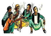 Young people smoking tobacco