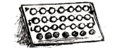 Packet of contraceptive pills