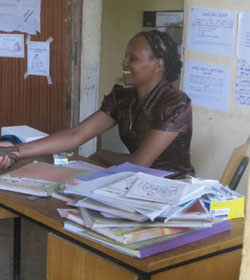 Health Extension Practitioner showing warm body language