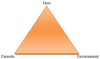 The three factors that affect the malaria transmission.