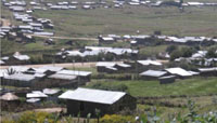 A rapid unplanned urban development.