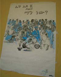 A poster displaying poor behaviour.
