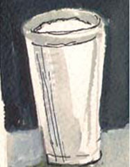 Glass of milk