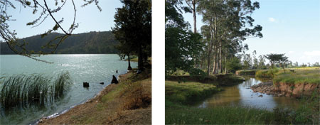 Lakes and rivers
