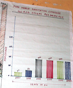 Wallchart at Fura Health Facility