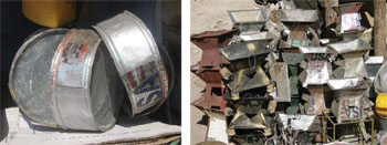 Waste metal can be recycled