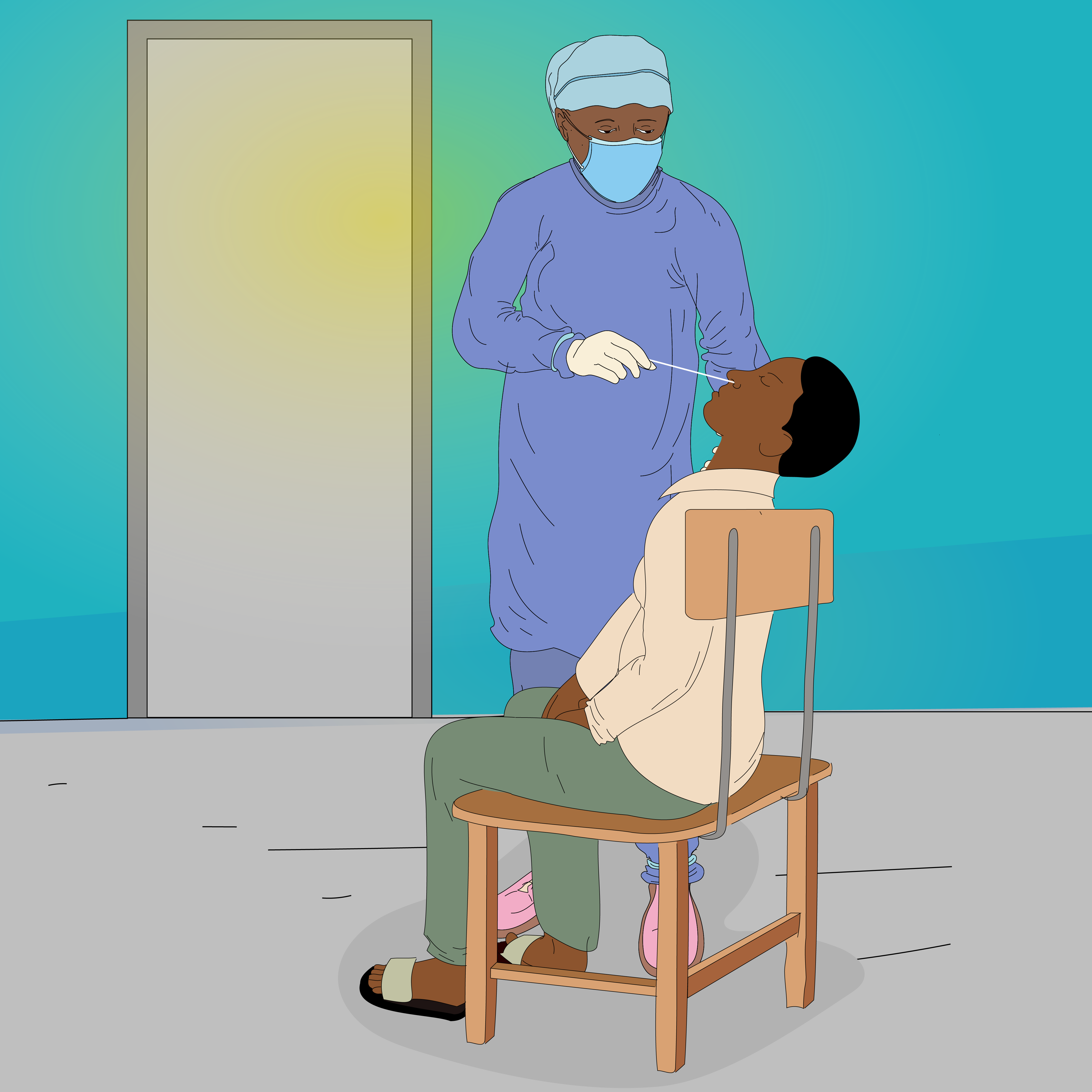 COVID-19 Suspect Evaluation - Infographic on COVID-19 sign and symptoms