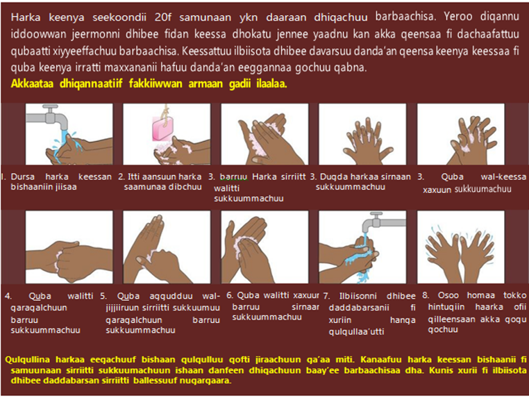 Hand washing tips