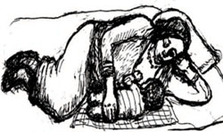 Mother and child shortly after birth