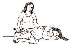 Protecting a person during a seizure