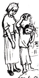 A mother allowing her child with ID to do what he can do on his own