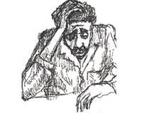 A depressed person