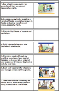 Seven ways PLHIV can maintain their strength