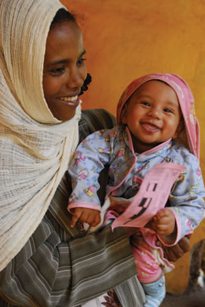 A healthy breastfed child